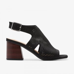 Clarks Siara 65 Flow Black Nubuck | CLKS-85255