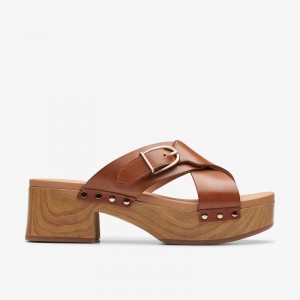Clarks Sivanne Walk Tan Leather | CLKS-85233