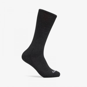 Clarks Solid Crew Sock Charcoal | CLKS-84180
