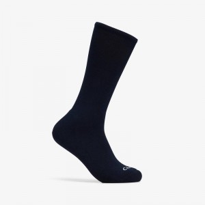 Clarks Solid Crew Sock Navy | CLKS-84178