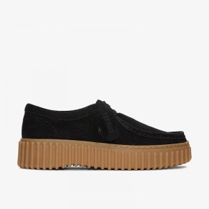 Clarks Torhill Bee Black Suede | CLKS-84699
