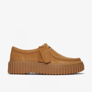 Clarks Torhill Bee Light Tan Nubuck | CLKS-84682