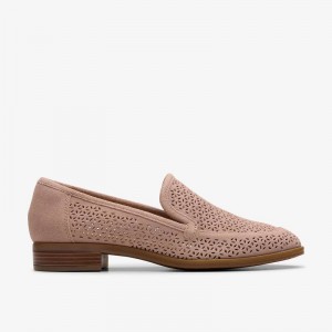 Clarks Trish Cove Mauve Suede | CLKS-85428