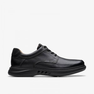 Clarks Un Briley Lace Black Leather | CLKS-84374