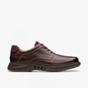 Clarks Un Briley Lace Mahogany Leather | CLKS-84375