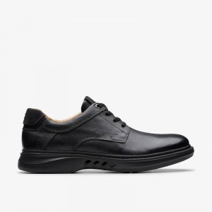Clarks Un Briley Pace Black Leather | CLKS-84332