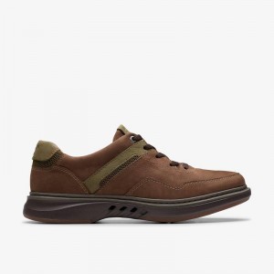 Clarks Un Briley Vibe Dark Brown Nubuck | CLKS-84345