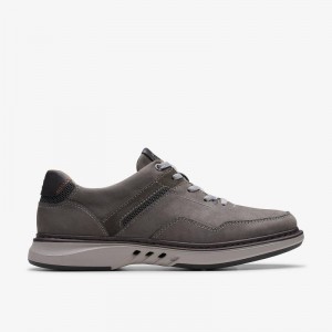 Clarks Un Briley Vibe Dark Grey Nubuck | CLKS-84346