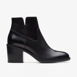 Clarks Valvestino Lo Black Leather | CLKS-85575