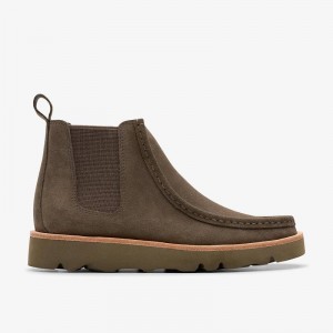Clarks Walla Chelsea Mole Grey Suede | CLKS-85610