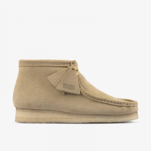 Clarks Wallabee Boot Maple Suede | CLKS-84488