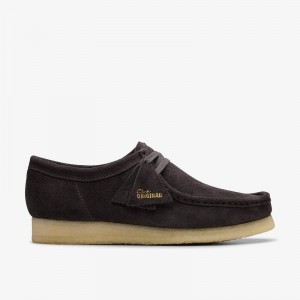 Clarks Wallabee Brown Slate Suede | CLKS-84513