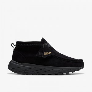Clarks Wallabee Eden Black/Black Suede | CLKS-84491