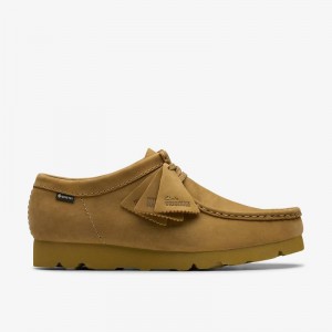 Clarks Wallabee Gore-Tex Oakmoss Nubuck | CLKS-84516