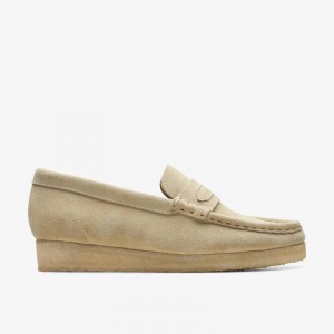 Clarks Wallabee Loafer Maple Suede | CLKS-85401