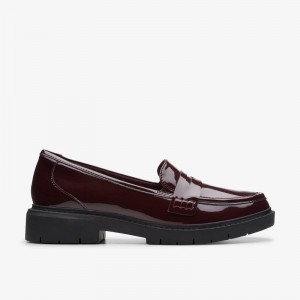 Clarks Westlynn Ayla Burgundy Patent | CLKS-84873
