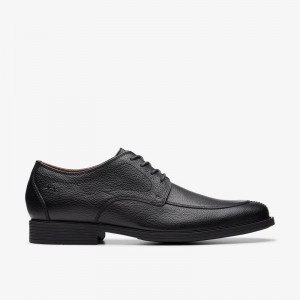 Clarks Whiddon Apron Black Tumbled | CLKS-84478
